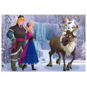 Puzzle de colorat - regatul de gheata (60 piese)