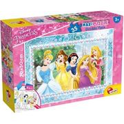 Puzzle de colorat maxi - printese minunate (35 piese)