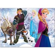 Puzzle de colorat maxi - regatul de gheata (35 piese)