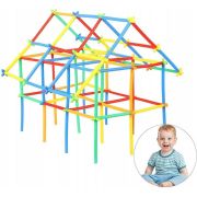 Set de construit cu paie 408 piese Iso Trade MY17725 BBJMY17725_Initiala