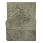 Prosop cu gluga pentru copii din bambus whisper green tnatm-cap04-540