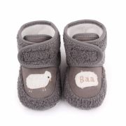 Cizmulite gri cu blanita - Baa MBd2549-3-c3.6-9 luni (Marimea 19 incaltaminte)
