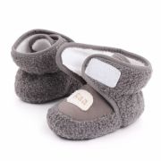 Cizmulite gri cu blanita - Baa MBd2549-3-c3.6-9 luni (Marimea 19 incaltaminte)