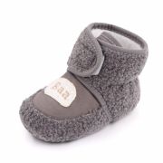 Cizmulite gri cu blanita - Baa MBd2549-3-c3.6-9 luni (Marimea 19 incaltaminte)