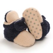 Cizmulite plusate crem cu bleumarine pentru bebelusi MDB255-1-sa4