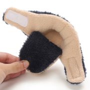 Cizmulite plusate crem cu bleumarine pentru bebelusi MDB255-1-sa4