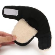 Cizmulite plusate crem cu negru pentru bebelusi MDB255-6-sa3
