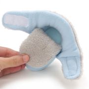 Cizmulite plusate gri cu bleu pentru baietei MBB255-9-sa5