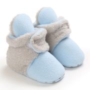 Cizmulite plusate gri cu bleu pentru baietei MBB255-9-sa5