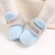 Cizmulite plusate gri cu bleu pentru baietei MBB255-9-sa5