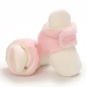 Cizmulite plusate ivoire cu roz pentru fetite MBB255-8-sa5
