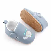 Botosei bleu pentru baietei - Elicopter MBd2599-1-bo6.3-6 luni (Marimea 18 incaltaminte)