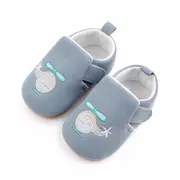 Botosei bleu pentru baietei - Elicopter MBd2599-1-bo6.3-6 luni (Marimea 18 incaltaminte)