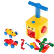 Jucare interactiva Lansator de masini cu balon, Monster Ikonka IK17745 BBJIK17745_Galben