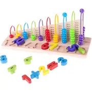 Jucarie educativa lemn - Abac Ikonka IK17736 BBJIK17736_Initiala