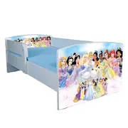 Pat Imprimat Cu Printesele Disney 2-12 Ani Cu Sertar Si Saltea SafeNest Ptv1842