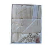 Trusou crem unisex pentru ceremonia de botez - ICC235