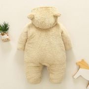 Combinezon plusat crem - Ursulet MD055-2.6-9 luni