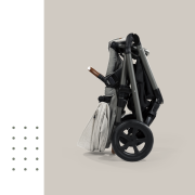 Joie - Carucior multifunctional, reglabil pe inaltime Aeria Signature, Eclipse BBBS1910AAECL000