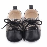 Pantofiori eleganti negru cu alb in zig zag ADd2669-2-p4