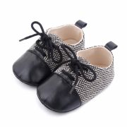 Pantofiori eleganti negru cu alb in zig zag ADd2669-2-p4