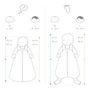 Sac de dormit 2 in 1 sheep 6-18 luni, 2.5 tog tnaslbmdsheep2