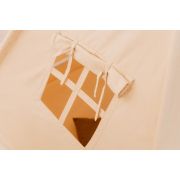 Cort de joaca, Beige teepee, 120 x 120 MRD952