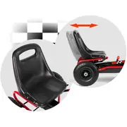 Kart cu pedale si roti gonflabile, gokart rk-594 ricokids 759401, rosu edeedi759401
