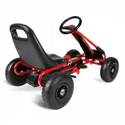 Kart cu pedale si roti gonflabile, gokart rk-594 ricokids 759401, rosu edeedi759401