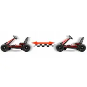 Kart cu pedale si roti gonflabile, gokart rk-594 ricokids 759401, rosu edeedi759401