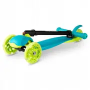 Trotineta cu roti cu led ricokids loco 765103 - turcoaz edeedi765103