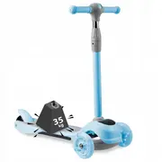 Trotineta cu roti cu led ricokids piko 765003 - albastru edeedi765003