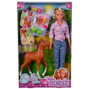 Papusa simba steffi love little horse 29 cm cu figurina si accesorii hubs105733517