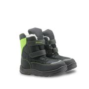 Cizme Apres Ski negru cu verde MDH3305-1