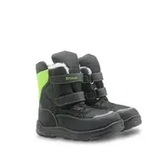 Cizme Apres Ski negru cu verde MDH3305-1