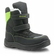 Cizme Apres Ski negru cu verde MDH3305-1