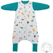 Sac de dormit cu picioruse si maneca lunga detasabila Polar Pals 110 cm + manseta 2.5 Tog BBXEU964-25FSN