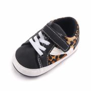 Tenisi negri cu insertie leopard MDd2685-1-p11
