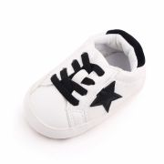 Adidasi albi cu stea neagra MBd2641-3-p8