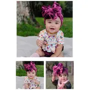 Bentita lata din catifea cu funda (Marime Disponibila: 6-12 luni (Marimea 19 incaltaminte), Culoare: Galben) MBHGR13-DIV