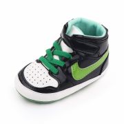 Ghetute negre din lac cu insertie alba si verde MDd2626-6-p15