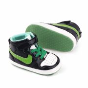 Ghetute negre din lac cu insertie alba si verde MDd2626-6-p15
