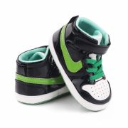 Ghetute negre din lac cu insertie alba si verde MDd2626-6-p15