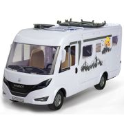 Rulota dickie toys camper hymer camping van class b cu figurina si accesorii hubs203837021