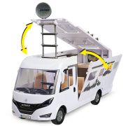 Rulota dickie toys camper hymer camping van class b cu figurina si accesorii hubs203837021