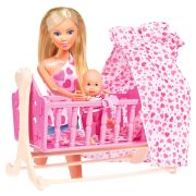 Set simba steffi love new born baby set papusa 29 cm, 1 bebelus si accesorii hubs105730861