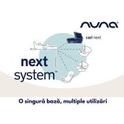 Nuna - Set Landou CARI next Caviar, 40-70 cm + Baza isofix BASE next i-Size pentru CARI next BBBCS15900CVRGLSET