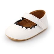 Pantofiori albi pentru fetite MBM1992-4-p13.9-12 luni (Marimea 20 incaltaminte)