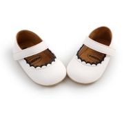 Pantofiori albi pentru fetite MBM1992-4-p13.9-12 luni (Marimea 20 incaltaminte)