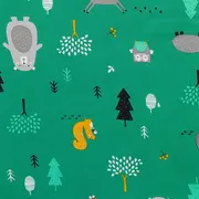 Sac de dormit cu maneca lunga detasabila Woodland Animals 70 cm 2.5 Tog BBXEU951-25LS